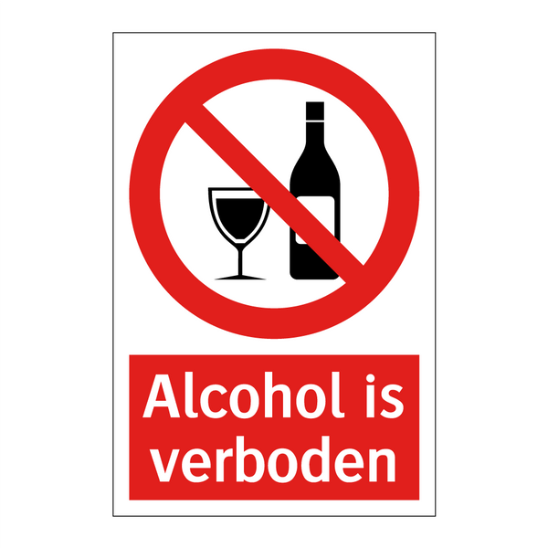 Alcohol is verboden