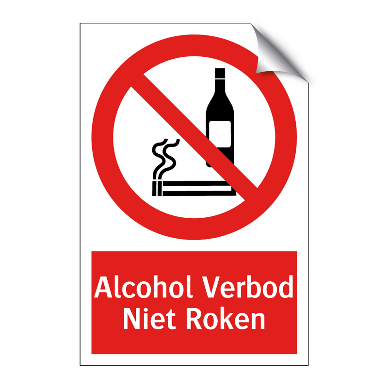 Alcohol Verbod Niet Roken