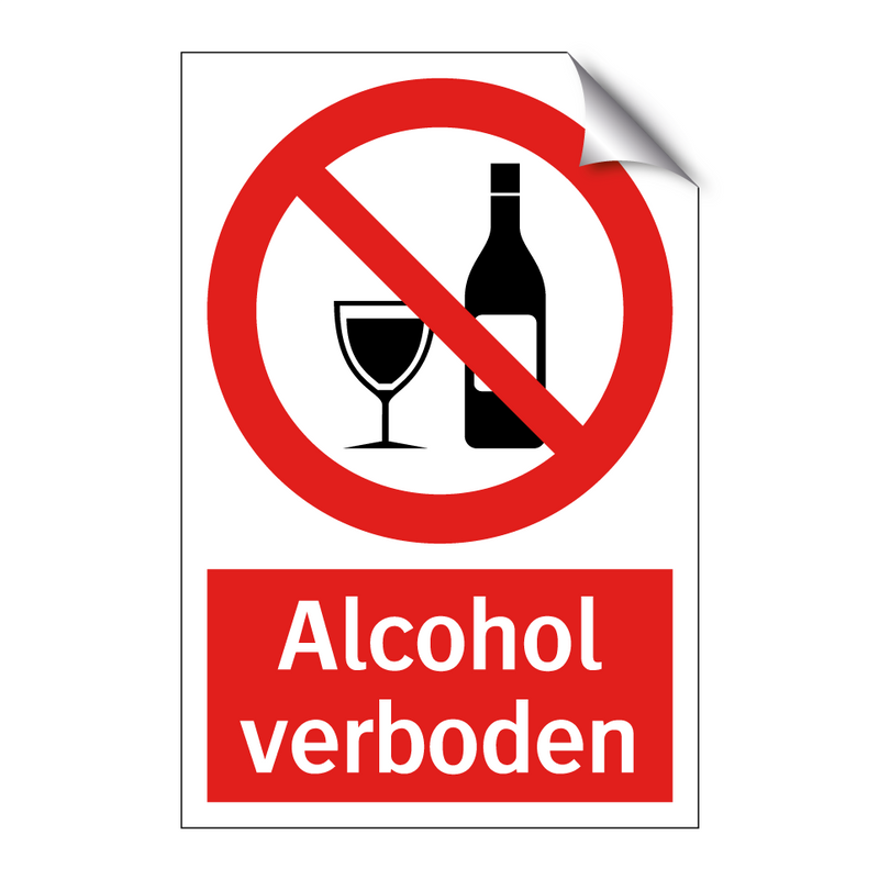 Alcohol verboden