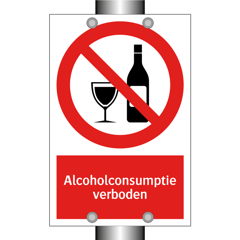 Alcoholconsumptie verboden