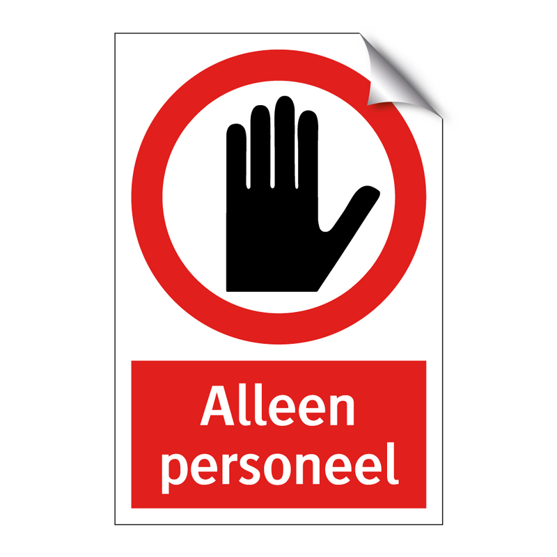 Alleen personeel