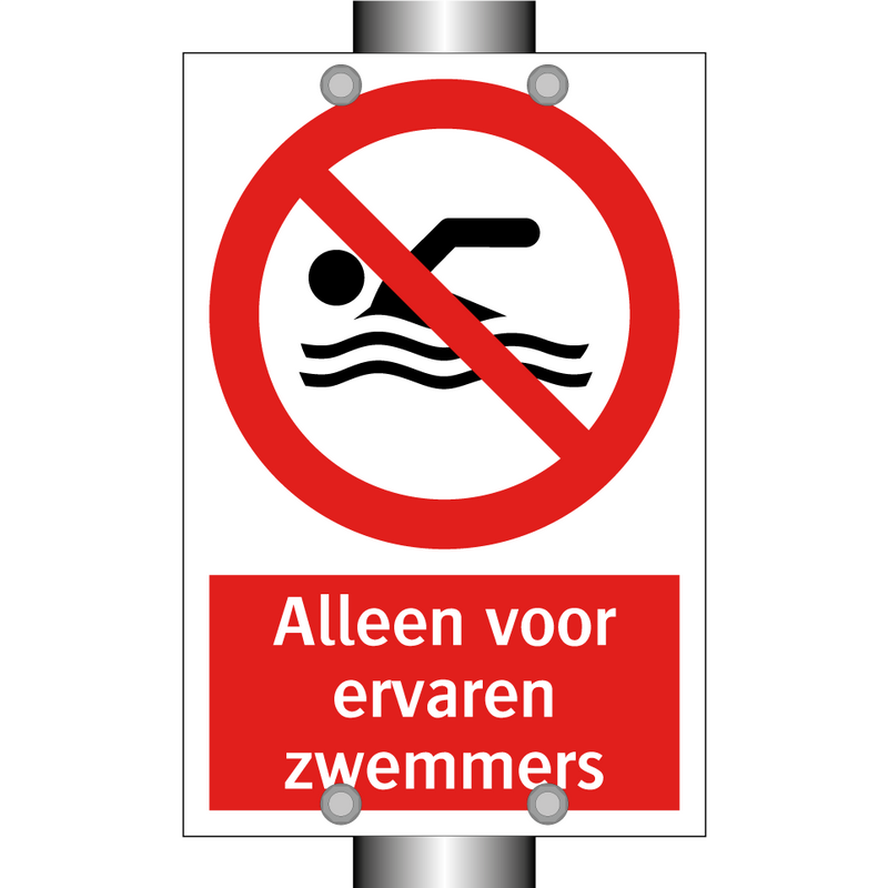 Alleen voor ervaren zwemmers