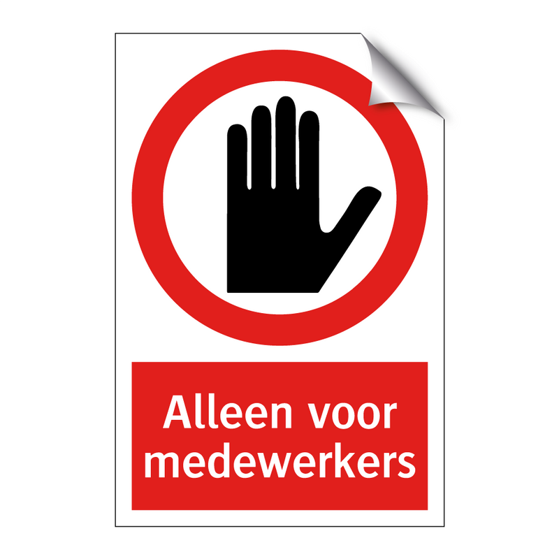 Alleen voor medewerkers