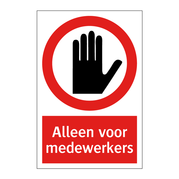 Alleen voor medewerkers