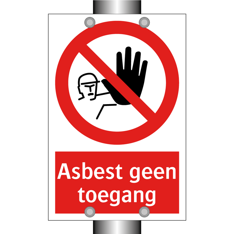 Asbest geen toegang