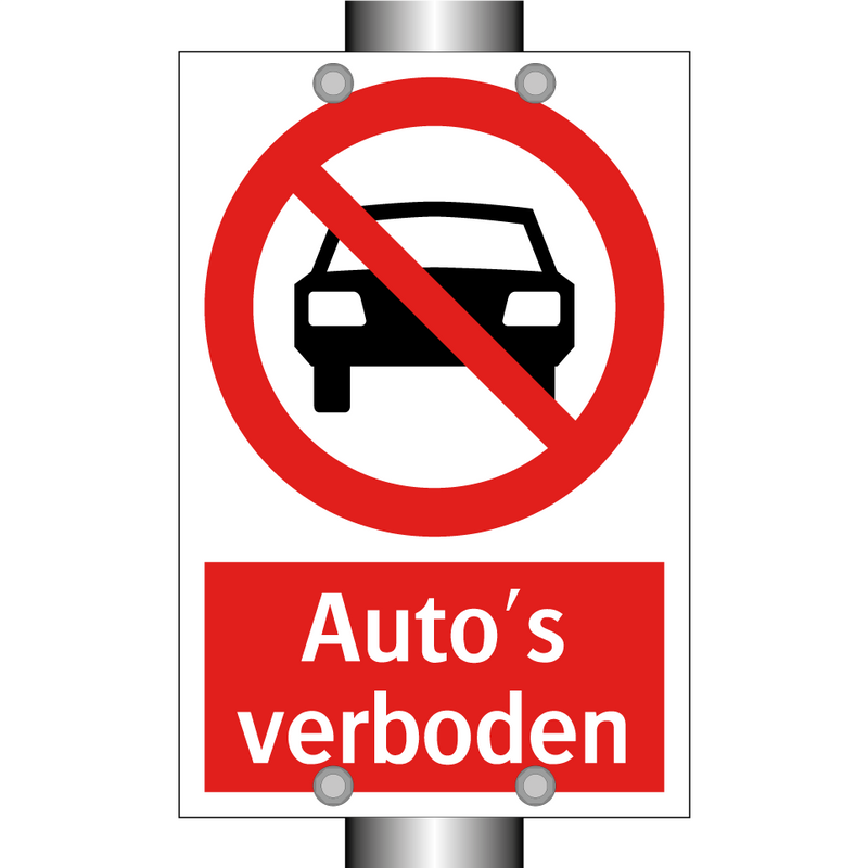 Auto's verboden