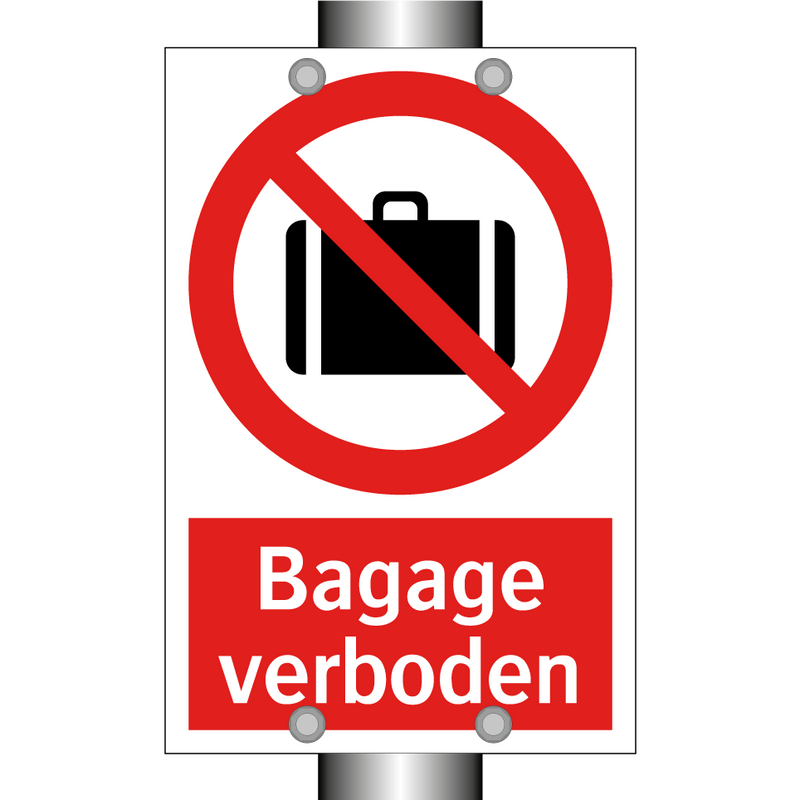 Bagage verboden