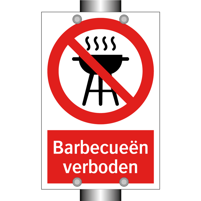 Barbecueën verboden