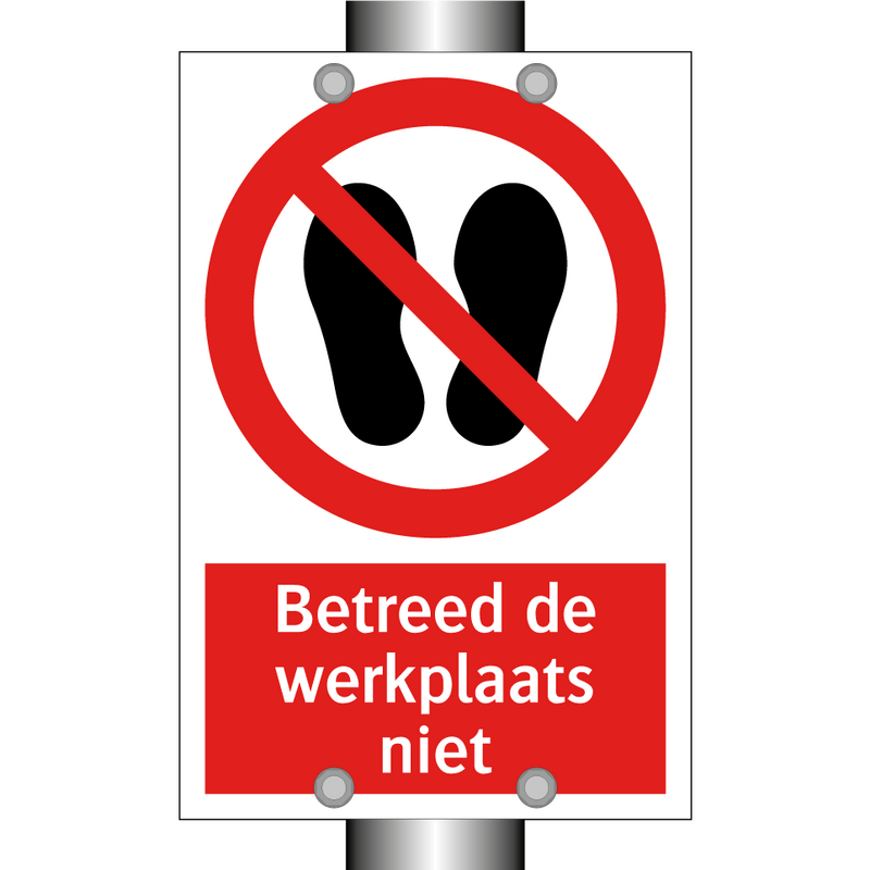 Betreed de werkplaats niet