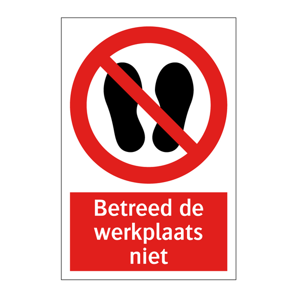 Betreed de werkplaats niet