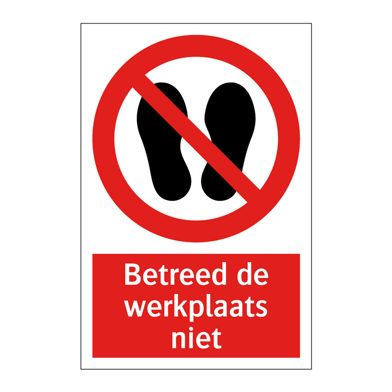 Betreed de werkplaats niet