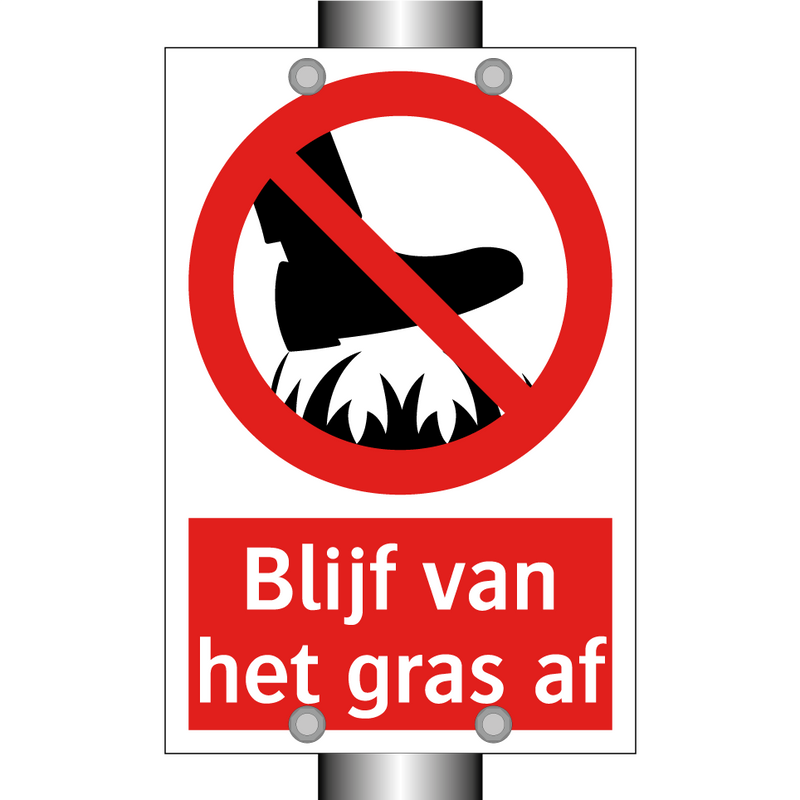 Blijf van het gras af