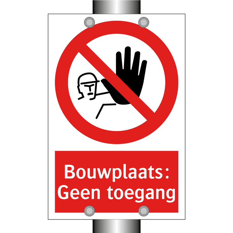 Bouwplaats: Geen toegang