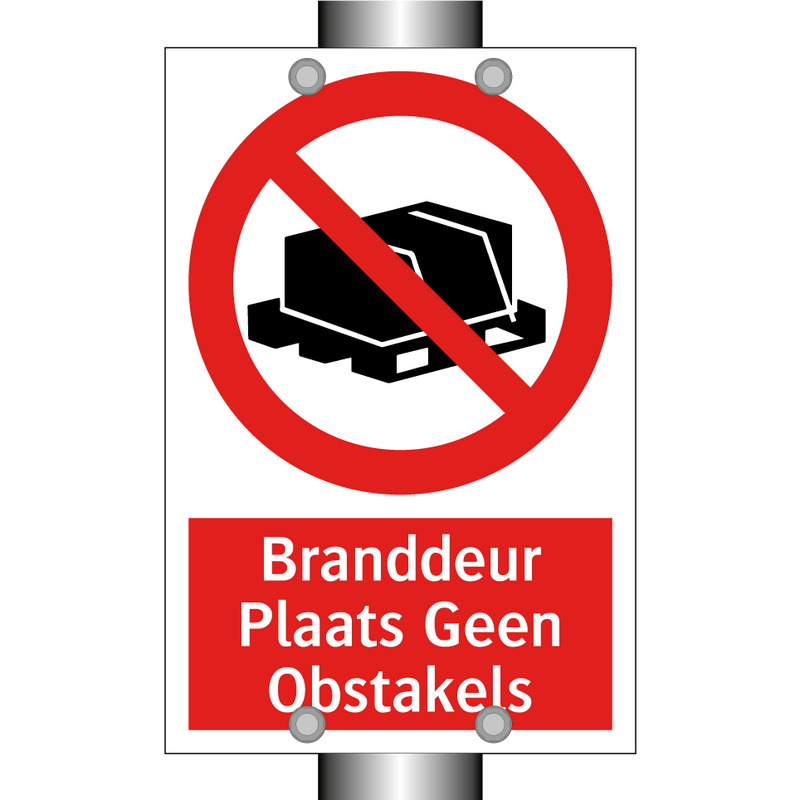 Branddeur Plaats Geen Obstakels