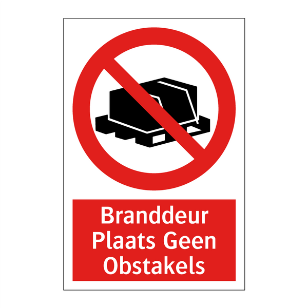 Branddeur Plaats Geen Obstakels