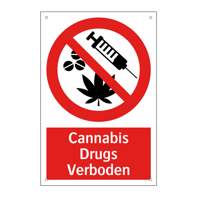 Cannabis Drugs Verboden