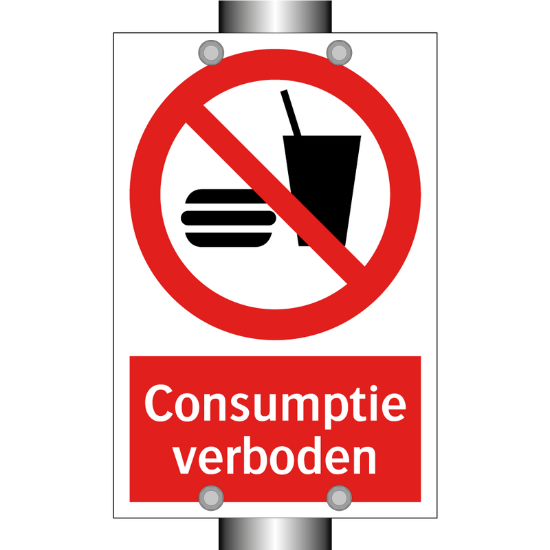 Consumptie verboden