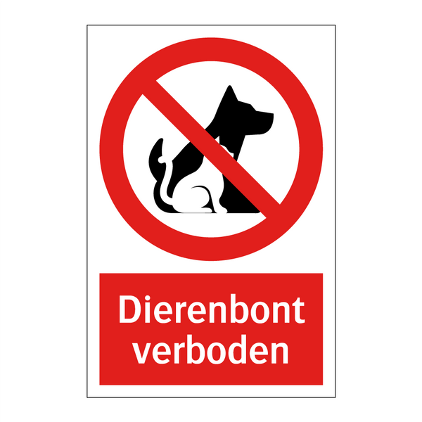 Dierenbont verboden