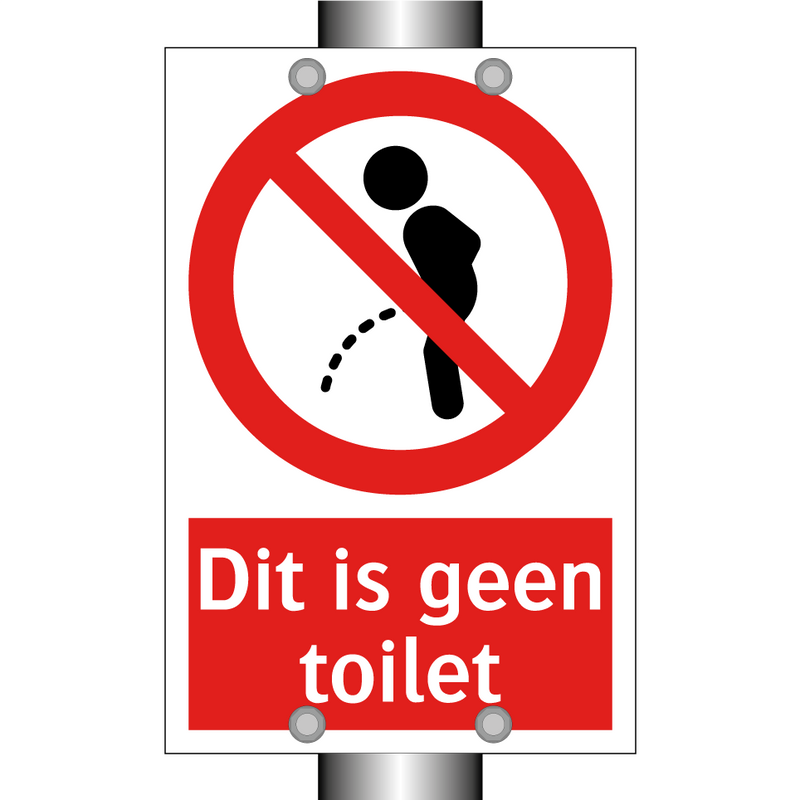 Dit is geen toilet