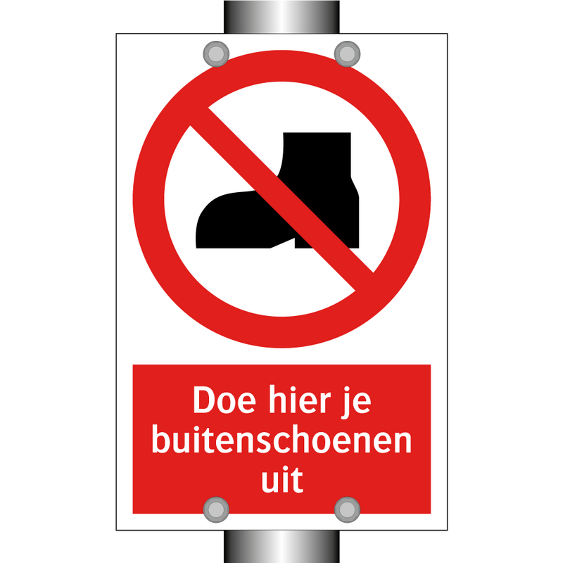 Doe hier je buitenschoenen uit