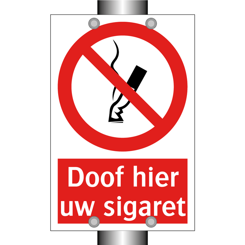 Doof hier uw sigaret