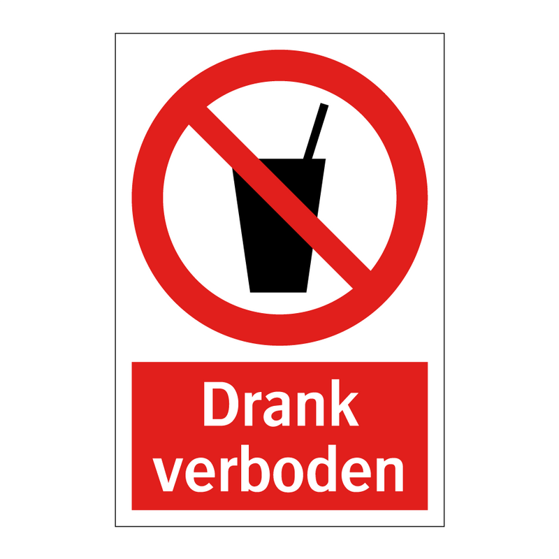 Drank verboden