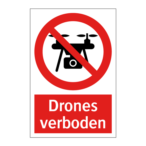 Drones verboden