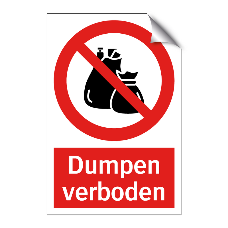 Dumpen verboden