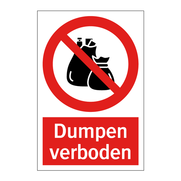 Dumpen verboden