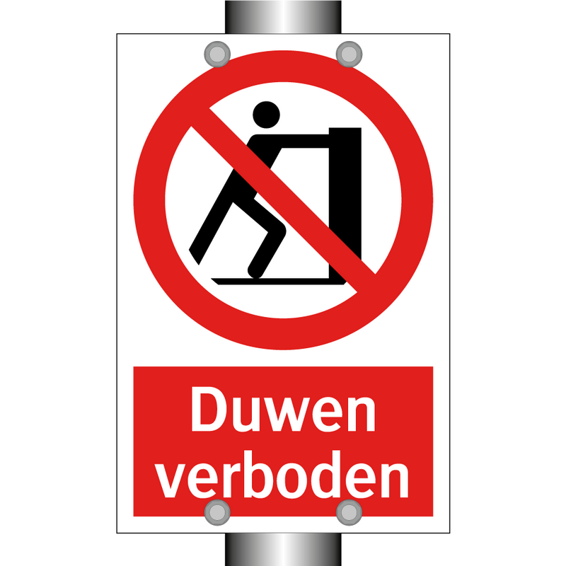 Duwen verboden