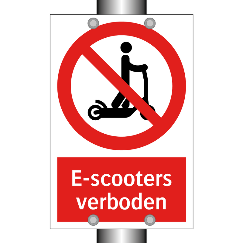 E-scooters verboden