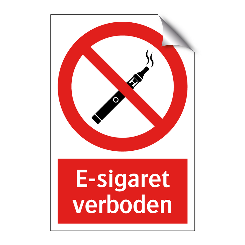 E-sigaret verboden