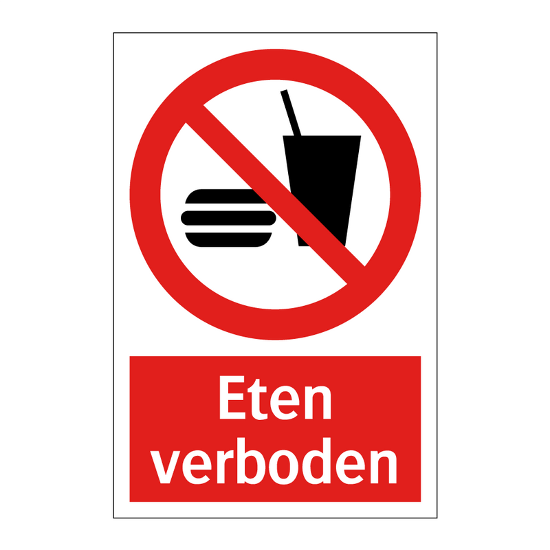 Eten verboden