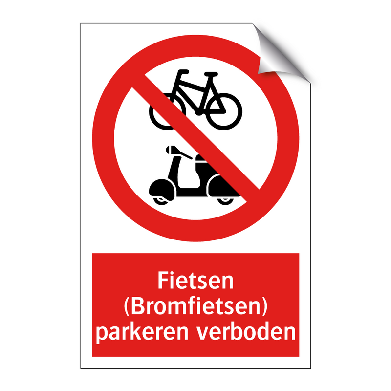 Fietsen (Bromfietsen) parkeren verboden