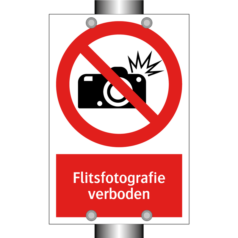 Flitsfotografie verboden