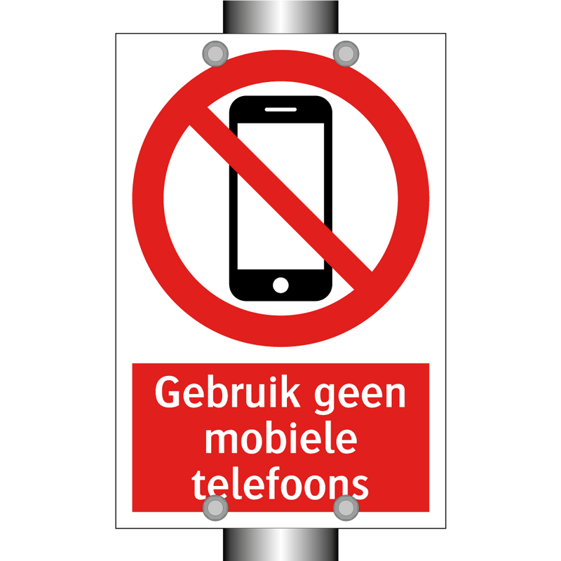 Gebruik geen mobiele telefoons