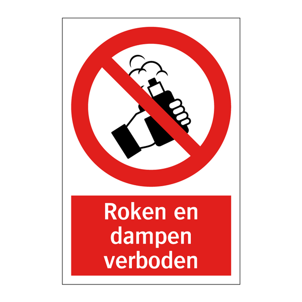 Roken en dampen verboden