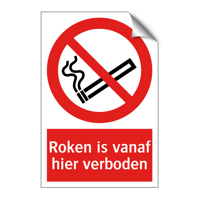 Roken is vanaf hier verboden