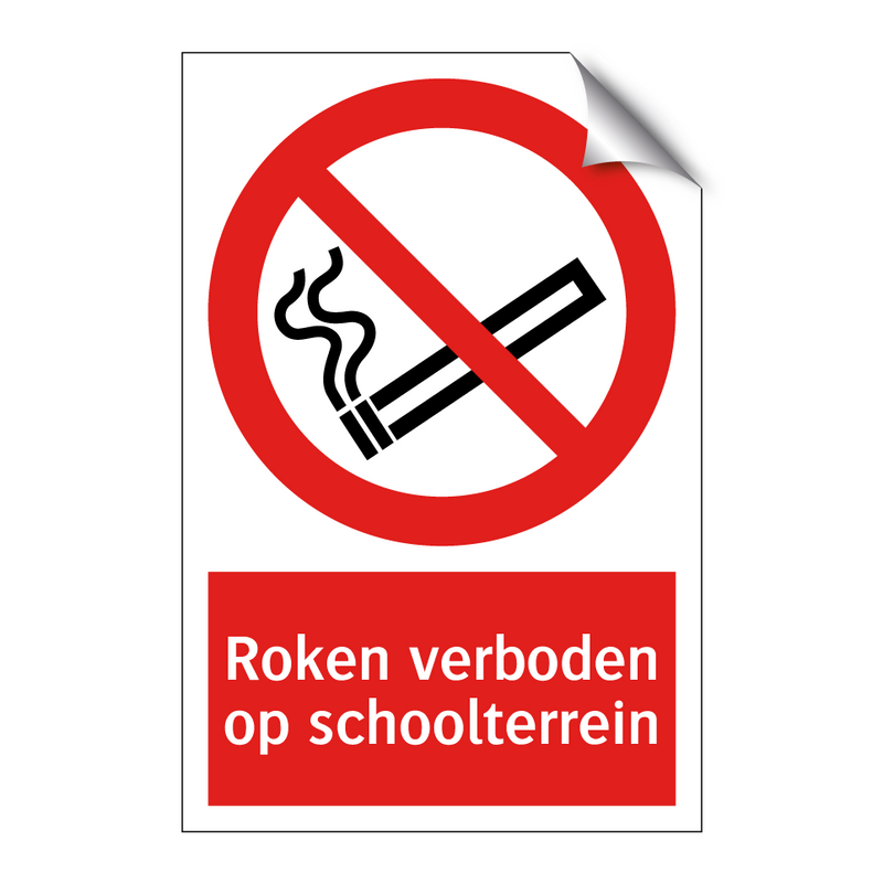 Roken verboden op schoolterrein