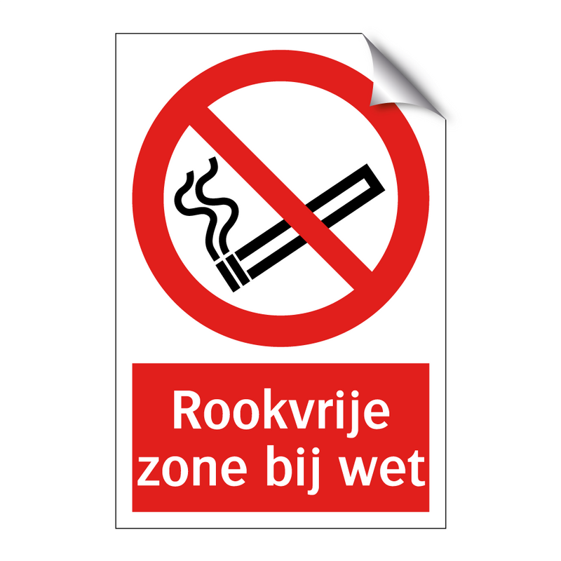 Rookvrije zone bij wet