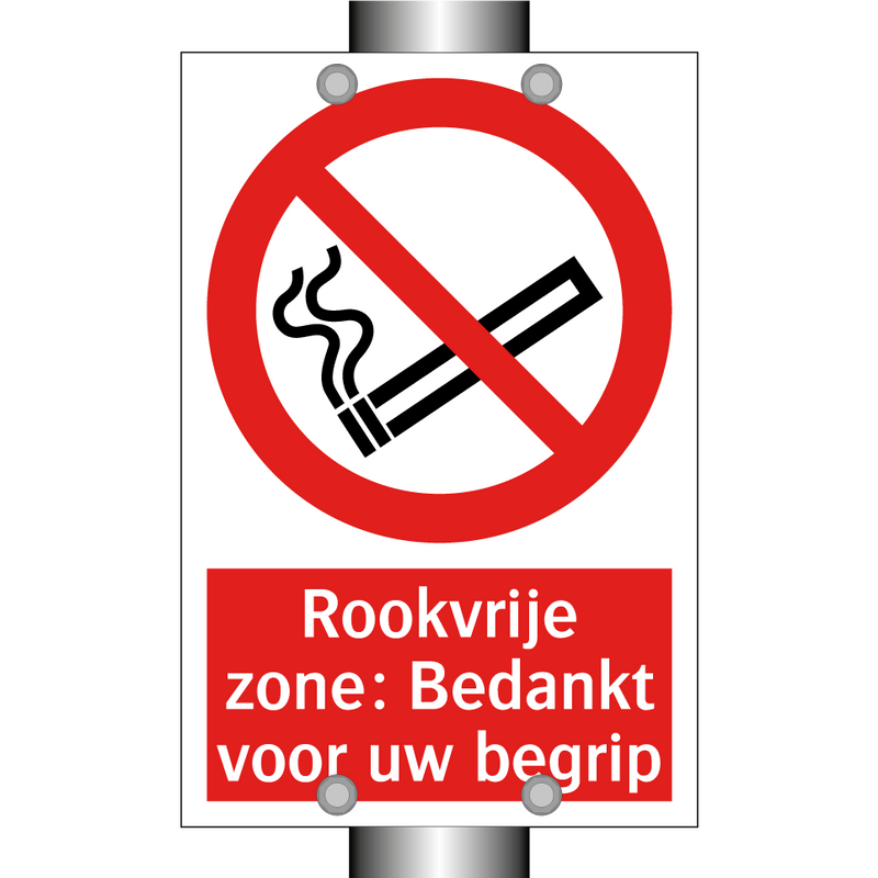 Rookvrije zone: Bedankt voor uw begrip