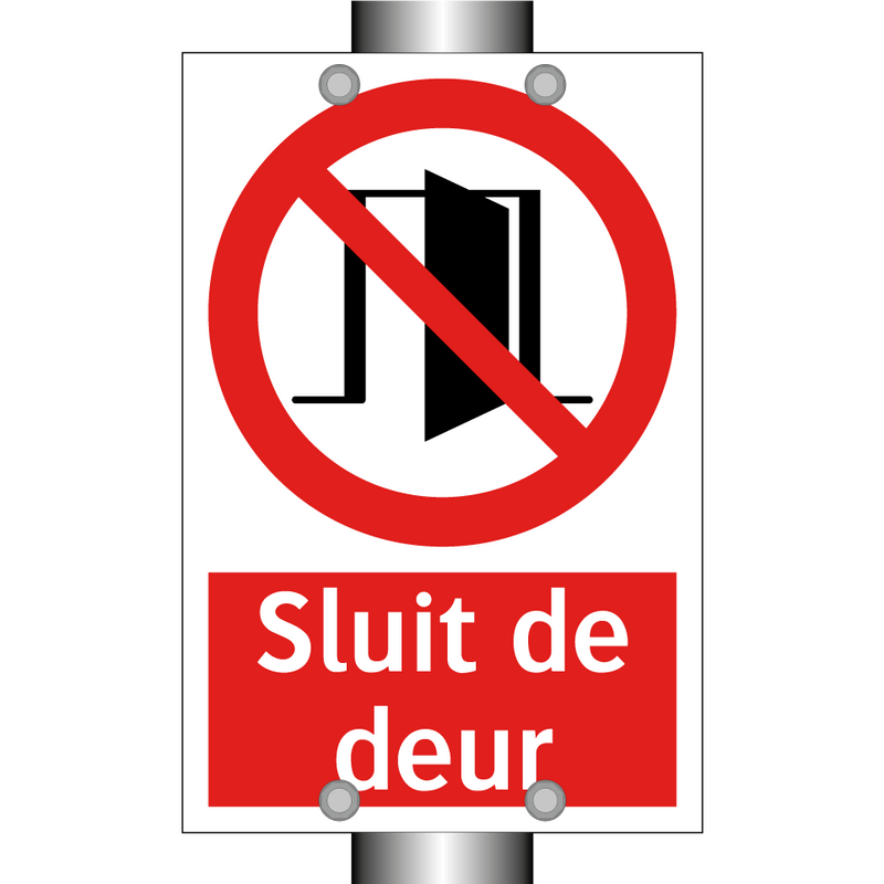 Sluit de deur