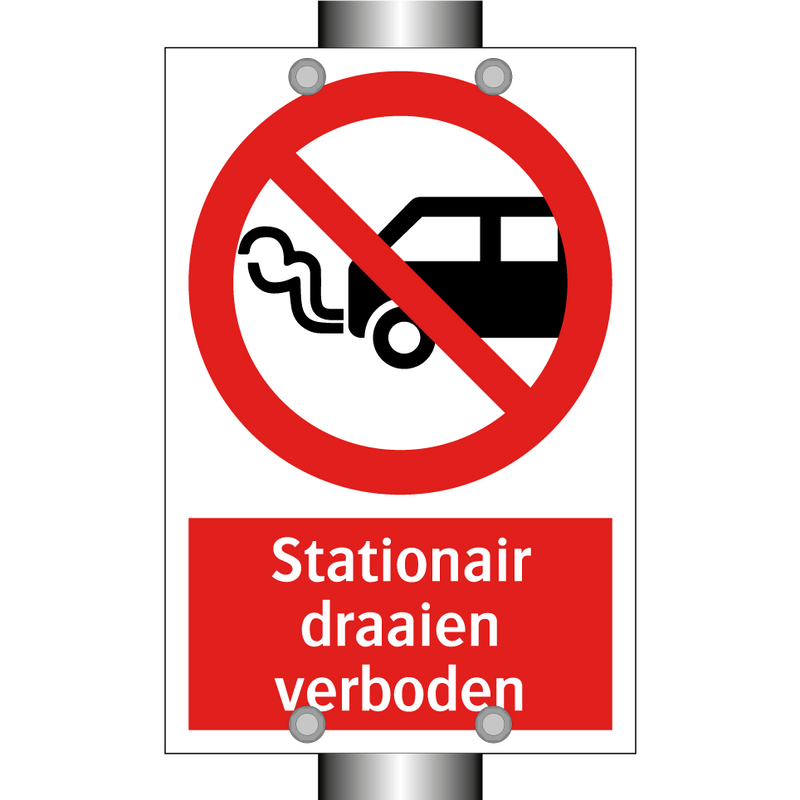 Stationair draaien verboden