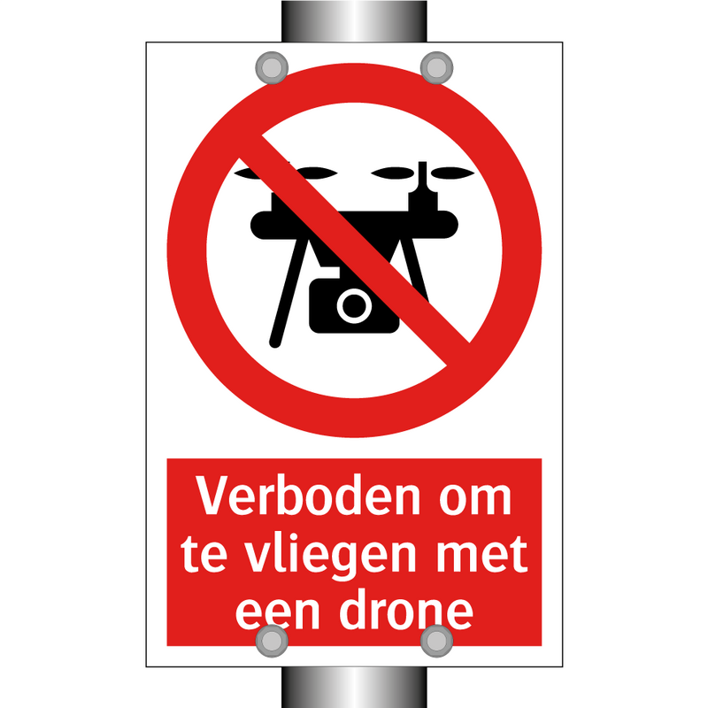 Verboden om te vliegen met een drone