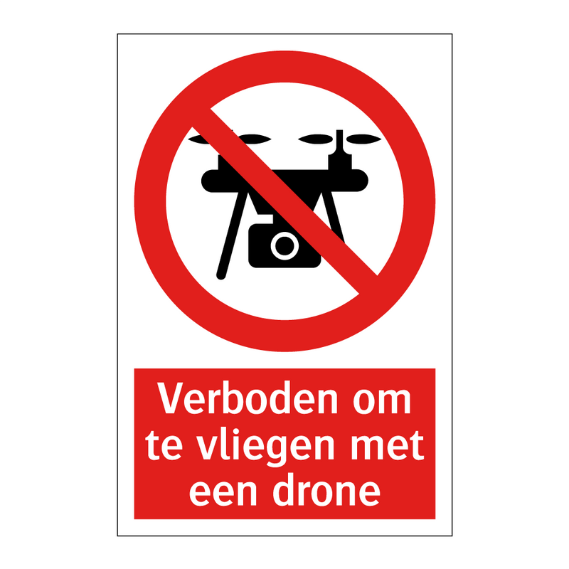 Verboden om te vliegen met een drone