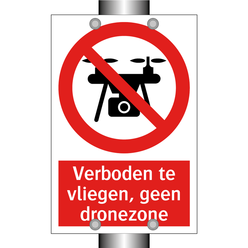 Verboden te vliegen, geen dronezone