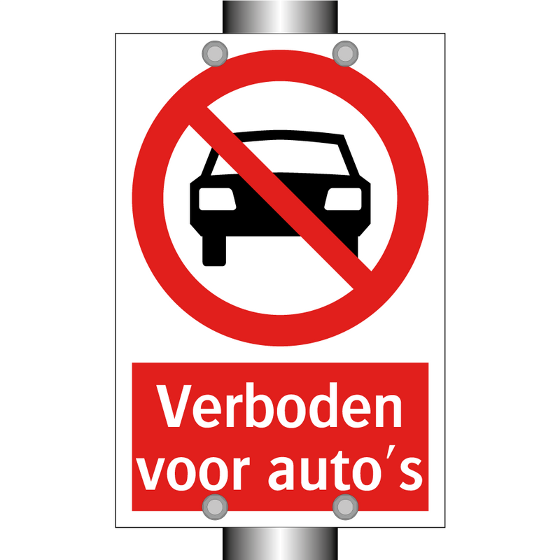 Verboden voor auto's