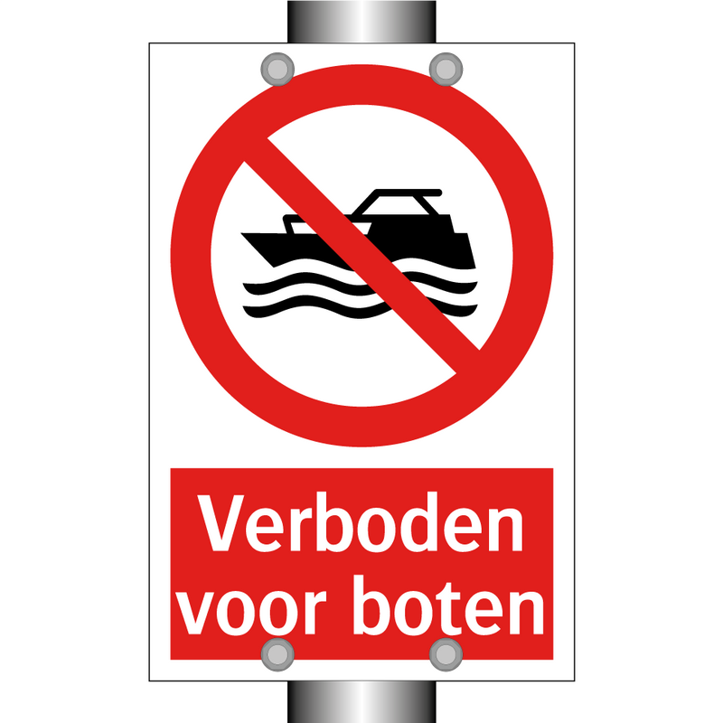 Verboden voor boten