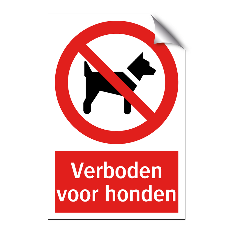 Verboden voor honden