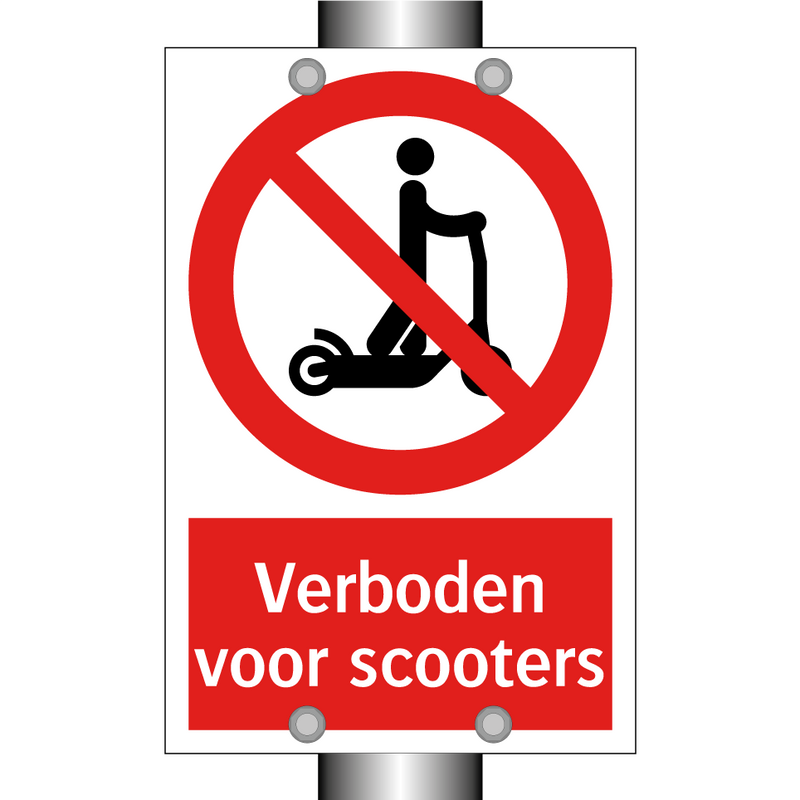 Verboden voor scooters